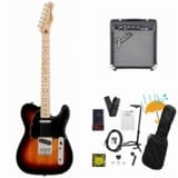 Squier by Fender / Affinity Series Telecaster Maple FB BK PG 3-Color Sunburst エレキギター Fender 10Wアンプ付属エレキギター初心者セットRの商品ページ