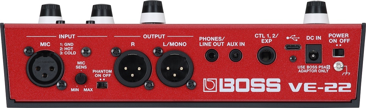 BOSS ボス / VE-22 [純正ACアダプター PSA-100S2 セット！] Vocal