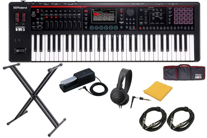 Roland/FANTOM-06【スタートセット！】61鍵盤 多用途シンセサイザー《純正キャリングケースプレゼント》