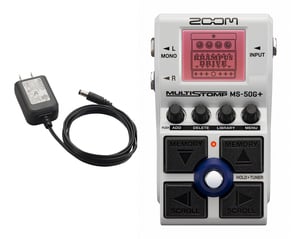 【ほぼ新品状態】ZOOM MS-50G+ 【+500円でアダプタ付属】 無償オンラインユーザー登録で安心の3年間製品保証】ZOOM / MS-50G+