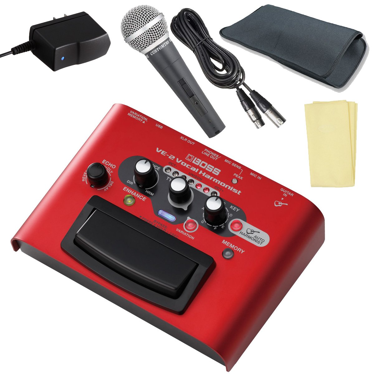 BOSS VE-2 ボーカルハーモニスト BOSS ACアダプター付き BOSS ボス / VE-2 [マイク ＆ 純正ACアダプターセット！] Vocal