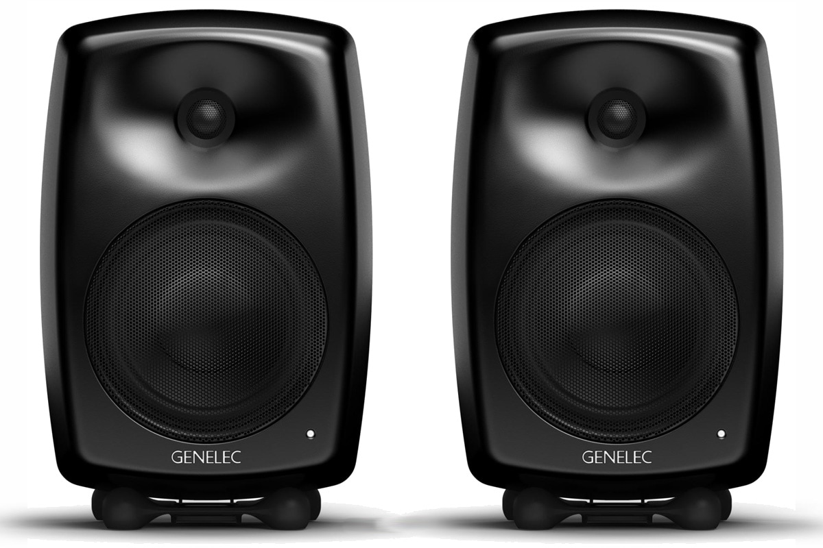 極美品 GENELEC G Four アクティブスピーカー ペア GENELEC ジェネレック / G Four ブラック (ペア) Home Audio Systems