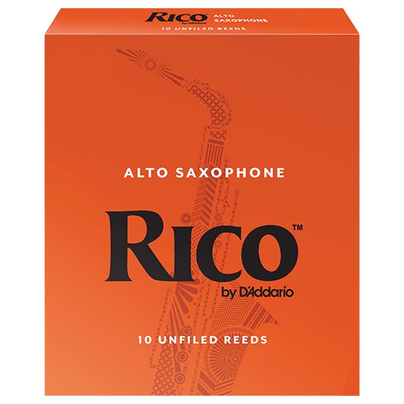D'Addario Woodwinds / RICO アルトサックス用リード オレンジ箱 10枚