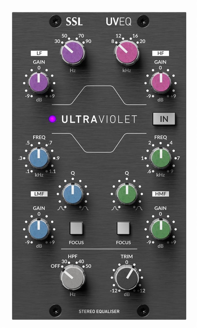 Solid State Logic (SSL) / 500 Series Ultraviolet Stereo EQ【お
