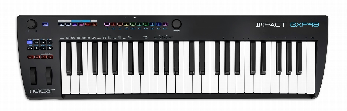 Nektar Impact GXP49 MIDIキーボード 本体 Nektar Technology / Impact GXP49 MIDIキーボードコントローラー【お
