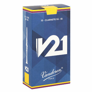 Vandoren / B♭クラリネット リード V21 10枚入 3 1/2+ (ノナカ正規品