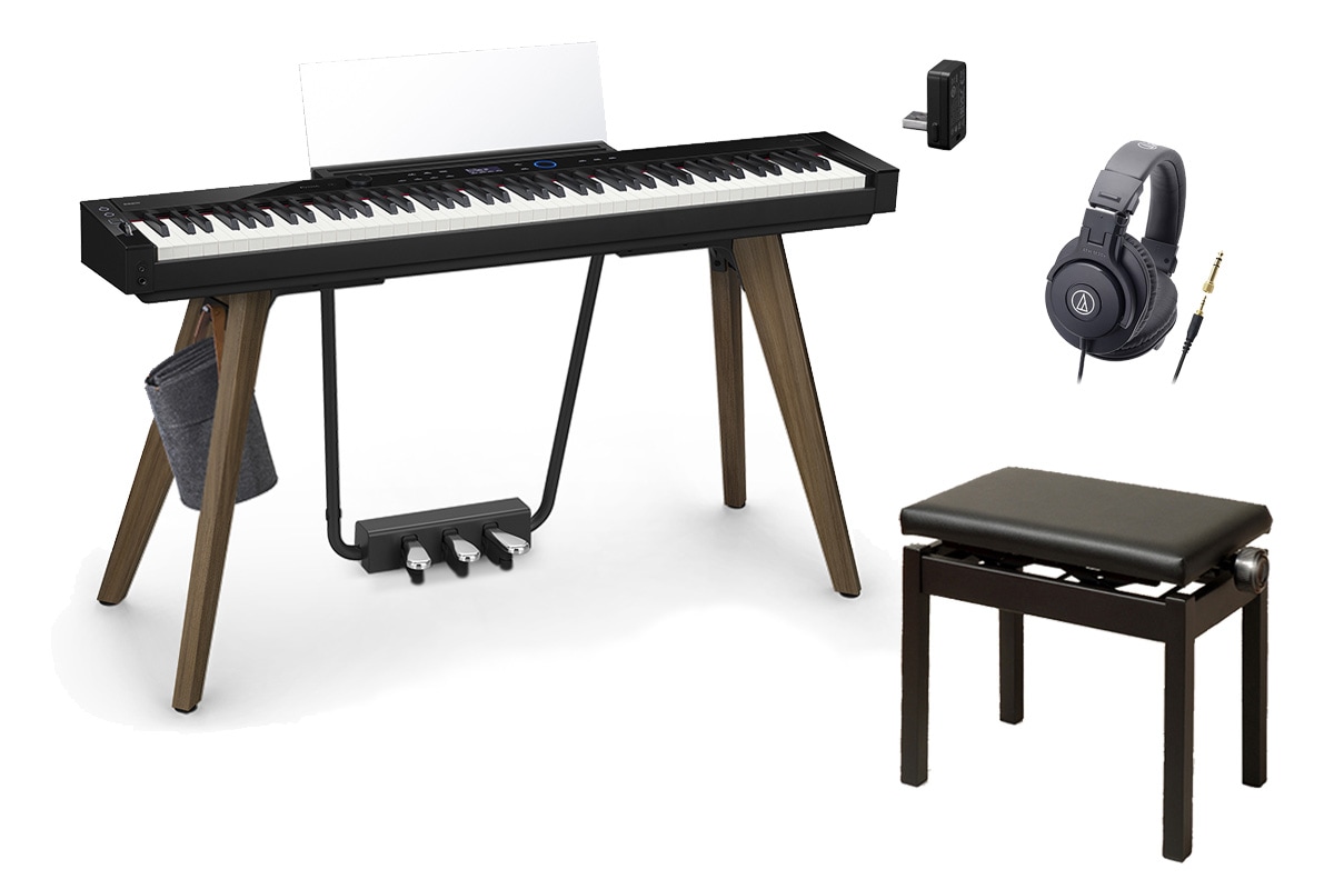 全国組立設置無料)CASIO カシオ / PX-S7000BK【高低自在椅子