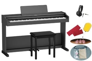 (全国組立設置無料)Roland / RP107-BK デジタルピアノ《お手入れセットプレゼント：set78332》《ヘッドホンプレゼント2305512876708》【代引不可】