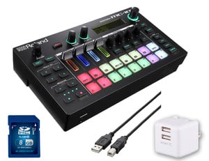 Roland / MC-101 スターターセット -USB電源アダプタ、USBケーブル、SDHCカード8GB付