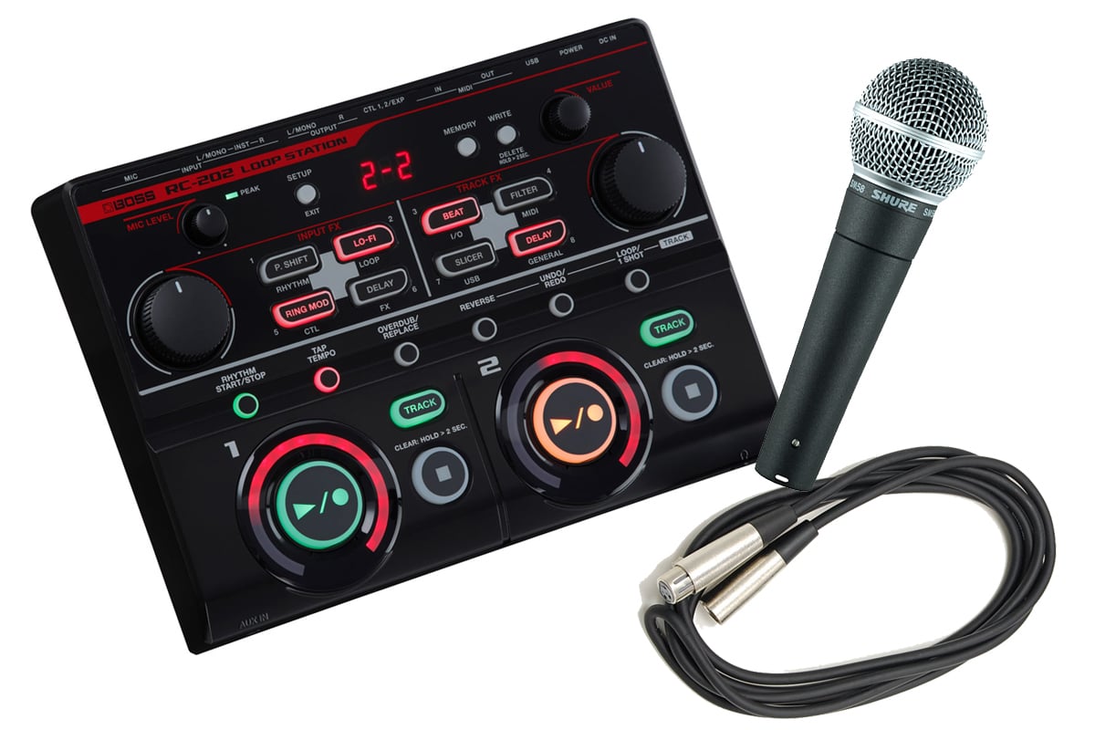 BOSS ボス / RC-202 Loop Station (RC202)【Shureマイクセット