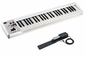 Roland ローランド / A-49 WH ホワイト 【DP-10ペダルセット！】 49鍵盤MIDIキーボード