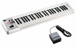 Roland ローランド / A-49 WH ホワイト 【DP-2ペダルセット！】 49鍵盤MIDIキーボード
