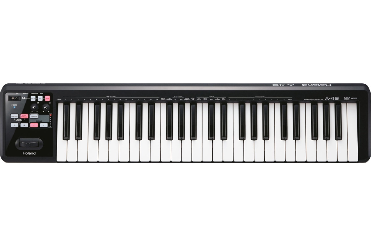 Roland / A-49 BK [ダンパーペダル DP-10 + エクスプレッション