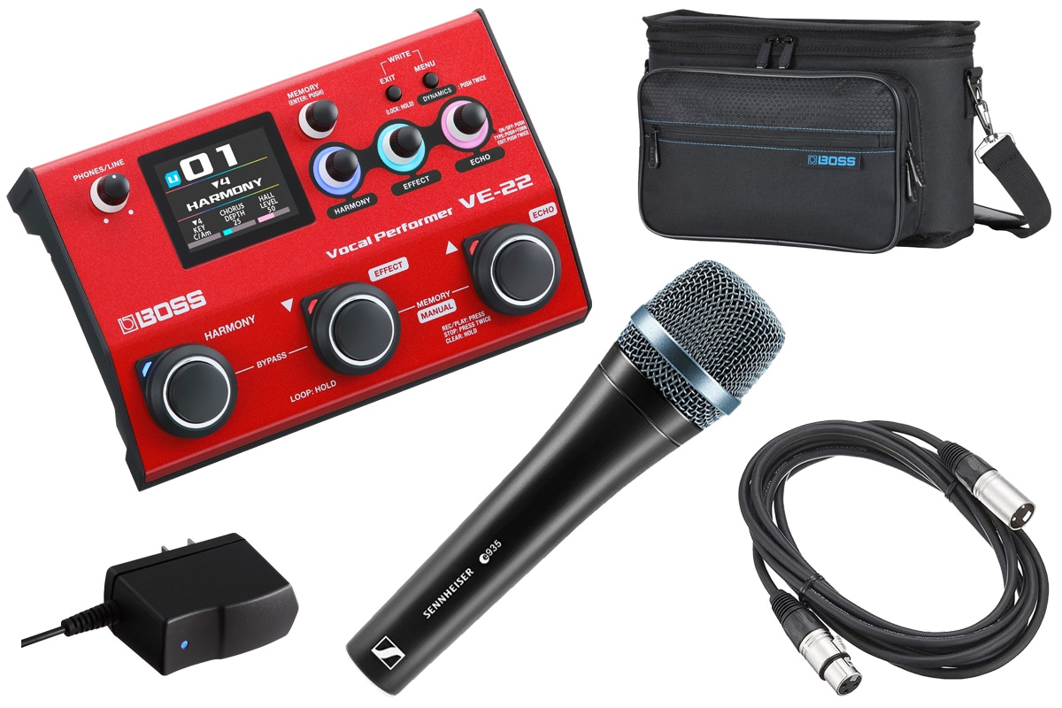BOSS ボス / VE-22 [sennheiser / E935 + アクセサリーセット！] Vocal