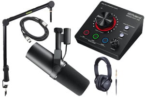 Roland ローランド / BRC-ONE (BRIDGE CAST ONE) Gaming Mixer [SM7B ＆ SH-BROADCAST1 + ヘッドホン、マイクケーブルセット！]