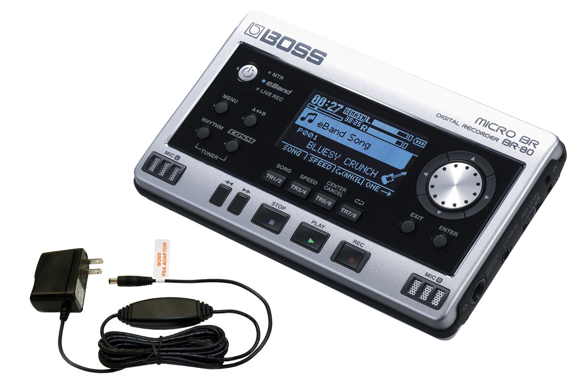 BOSS BR-80 デジタルレコーダー 美品 ボス ACアダプター付属 BOSS ボス / MICRO BR BR-80 【電源アダプターセット！】 デジタル