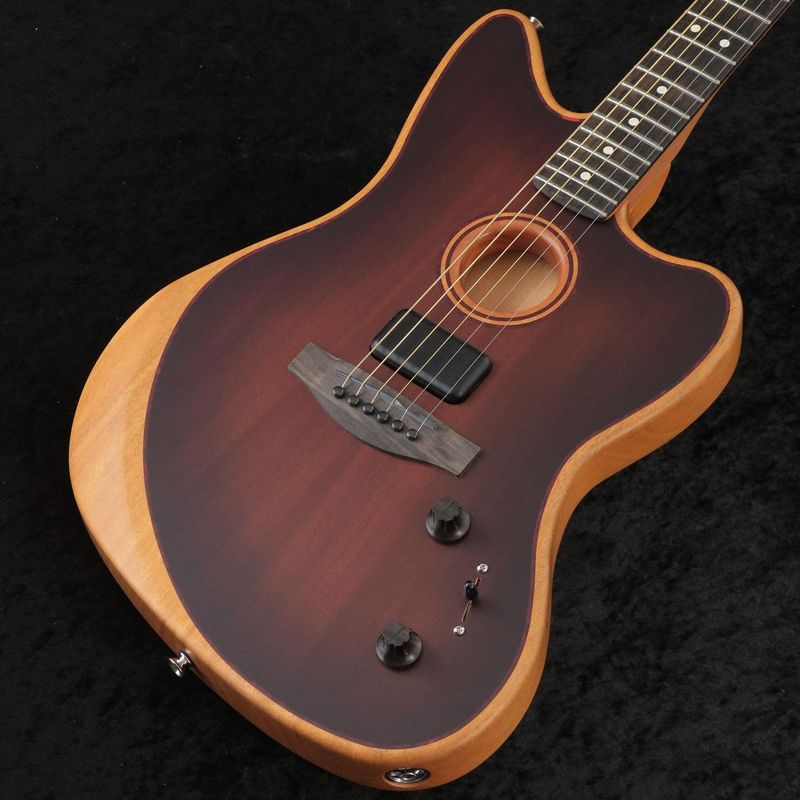 Fender / American Acoustasonic Jazzmaster All-Mahogany Ebony FB Burst 【S/N US253097A】【長期展示アウトレット品】【御茶ノ水HARVEST_GUITARS】