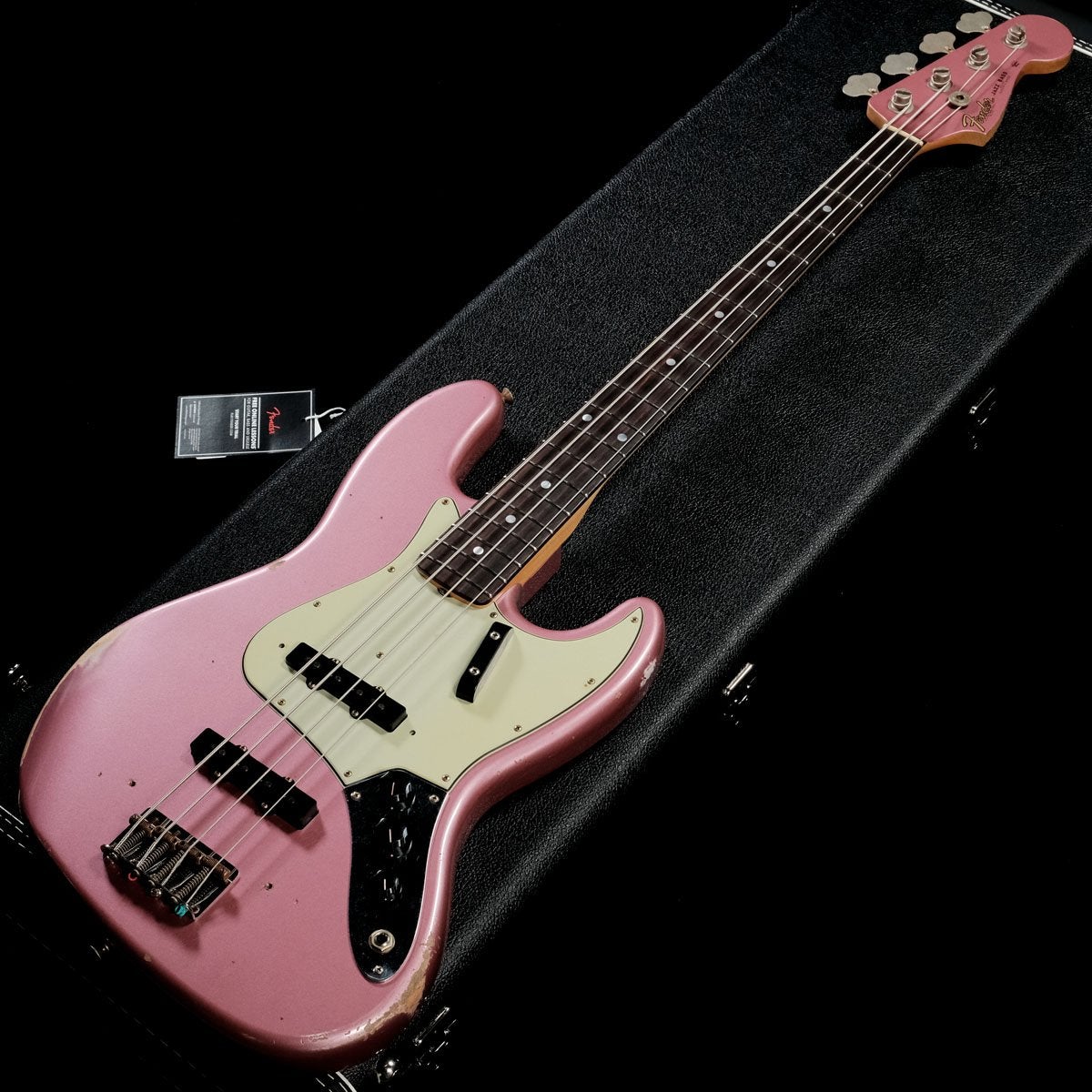 Fender Custom Shop / 1965 Jazz Bass Relic Matching Head Burgundy
