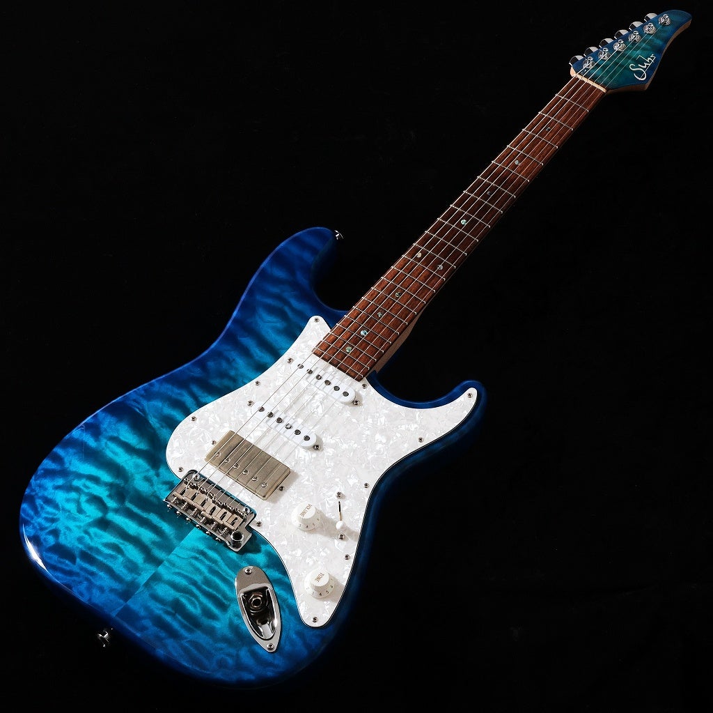 中古】suhr / Custom Classic S Quilt Maple Top Bahama Blue Burst【S