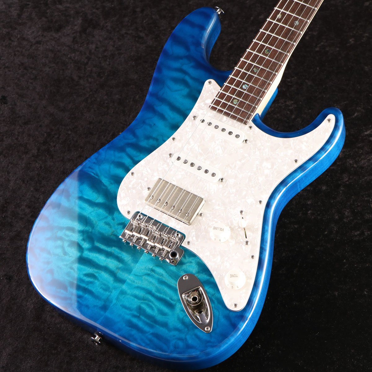 suhr / Custom Classic S Quilt Maple Top Bahama Blue Burst【長期