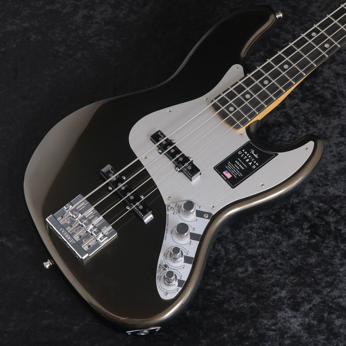 FENDER / American Ultra II Jazz Bass Ebony Fingerboard Texas Tea(重量:4.29kg)【傷ありアウトレット】 【御茶ノ水本店】