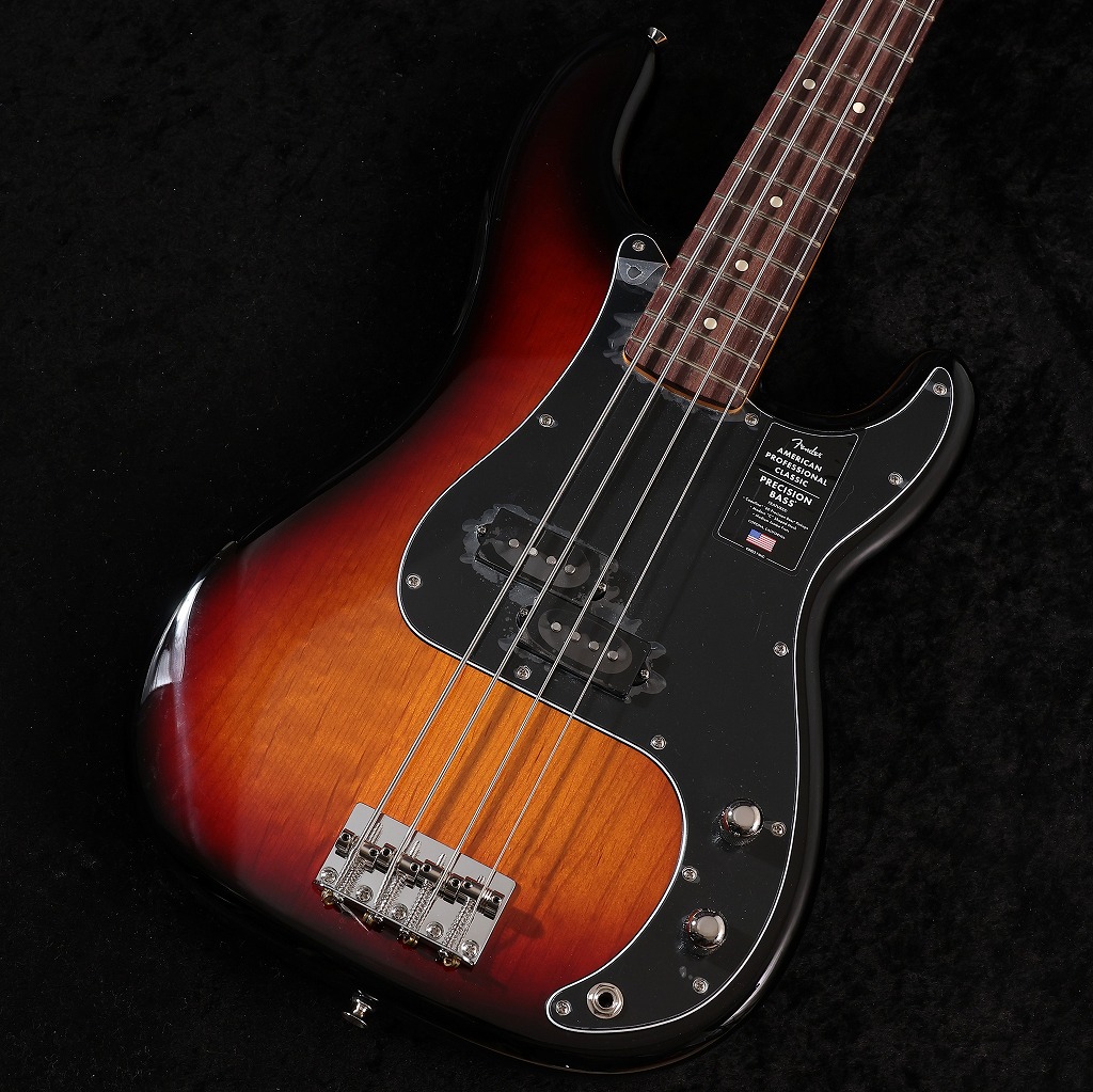 FENDER / American Professional Classic Precision Bass Rosewood FB 3-Color Sunburst(重量:3.89kg)【アウトレット】 【御茶ノ水本店】