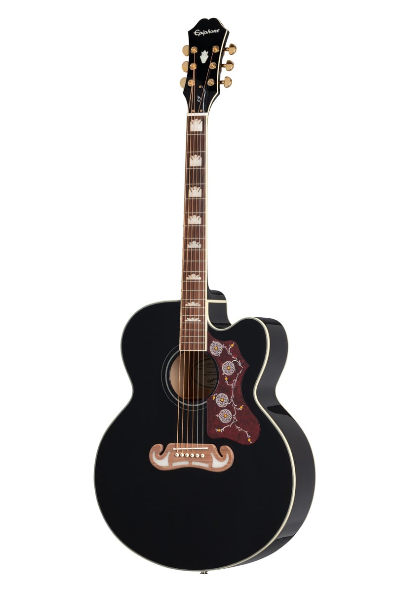 Epiphone / J-200EC Studio Black (EJ-200SCE) エピフォン アコギ