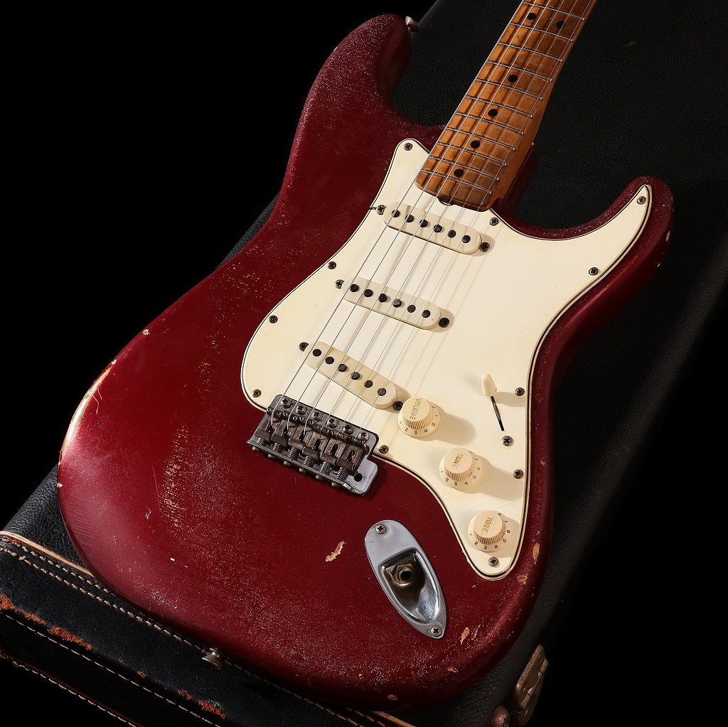 Vintage】Fender / 1965 Stratocaster Candy Apple Red Maple Cap
