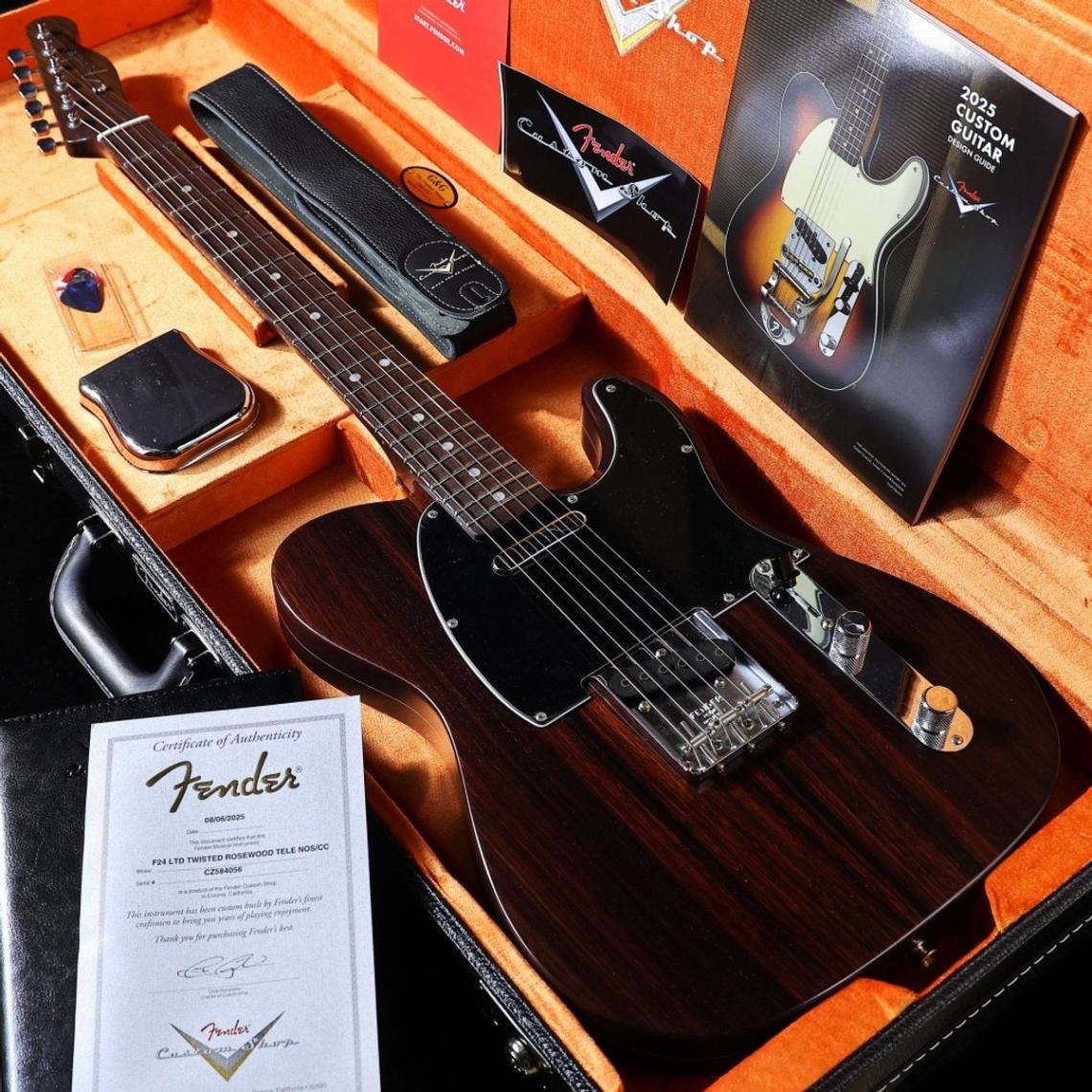 Fender Custom Shop / LTD Twisted Rosewood Telecaster NOS with CC