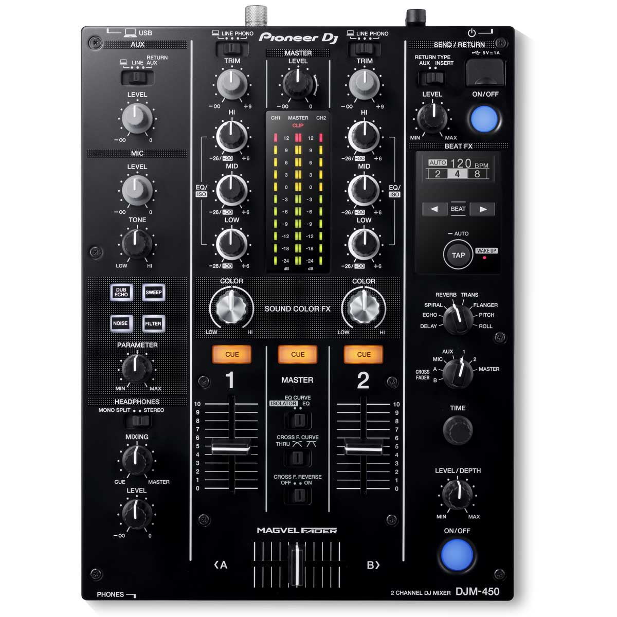 パイオニア Pioneer DJM-450 DJミキサー 美品　動作確認済 Pioneer DJ / DJM-450 DJミキサー パイオニア | DJ用デジタルミキサー