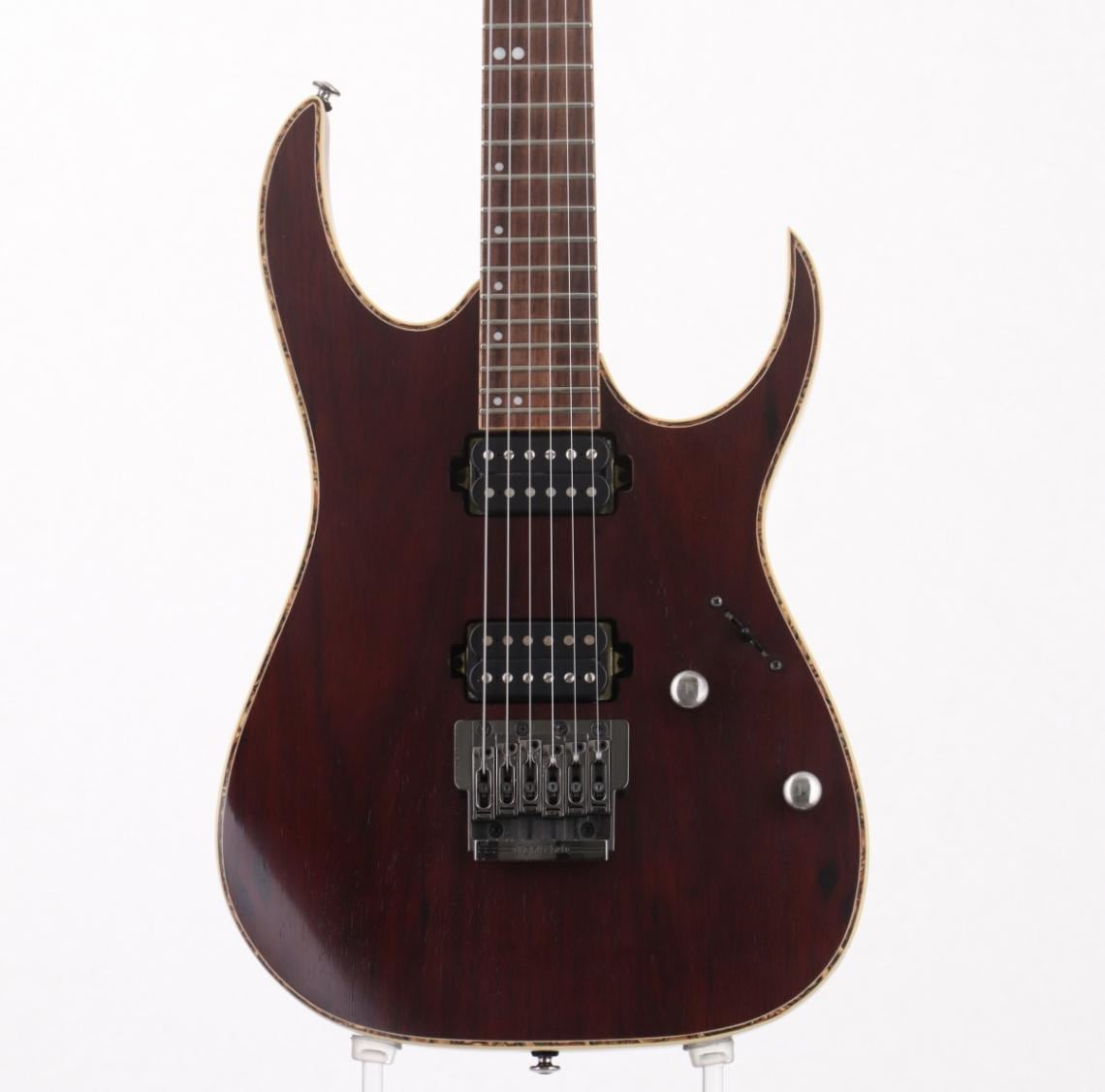貴重カタチ製作所クラックレザードリッパー二点 検)バリエム インビジブルインク 中古】IBANEZ / Premium Series RG721CNF Modified Charcoal Brown