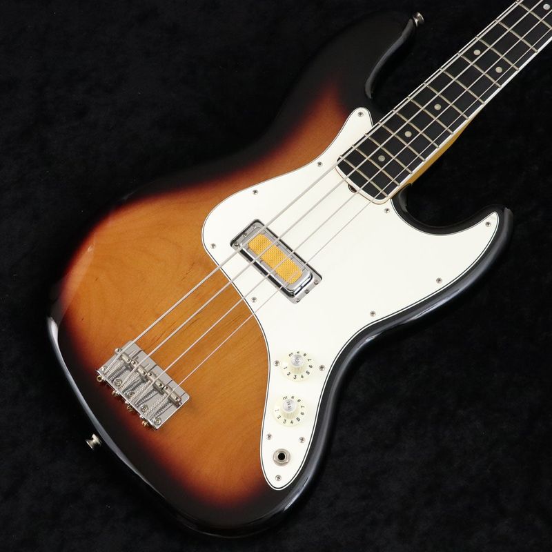 FENDER MEXICO / Gold Foil Jazz Bass Ebony FB 2-Color Sunburst 【4.28kg】【B級アウトレット特価】 【御茶ノ水本店】
