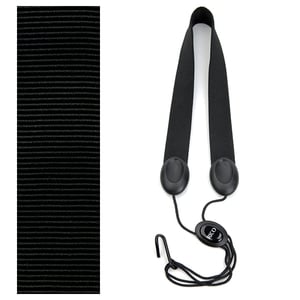 RICO / SJA11 ストラップ ブラックナイロン ソプラノ／アルトサクソフォン用