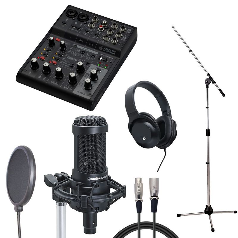 YAMAHA / AG06 MK2 BK × audio-technica AT2050 【配信/レコーディング