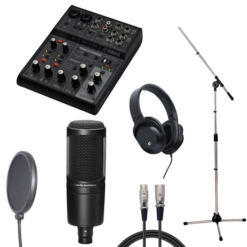YAMAHA / AG06 MK2 BK × audio-technica AT2020 【配信/レコーディング