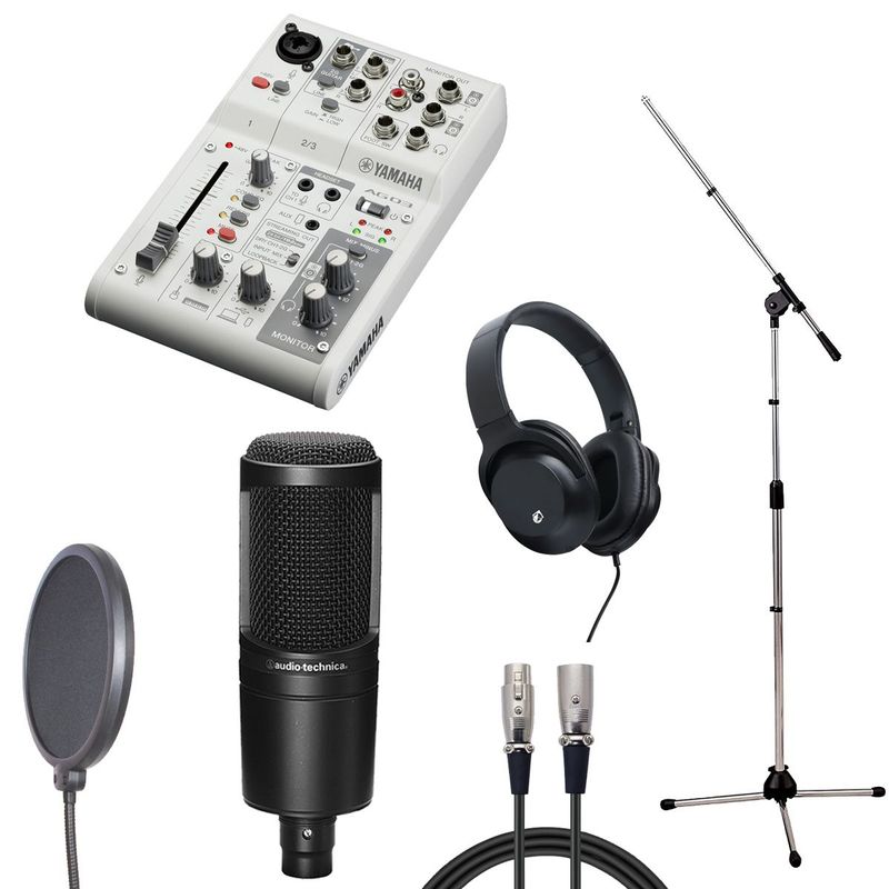 YAMAHA / AG03 MK2 WH × audio-technica AT2020 【配信/レコーディングセット】【御茶ノ水本店】