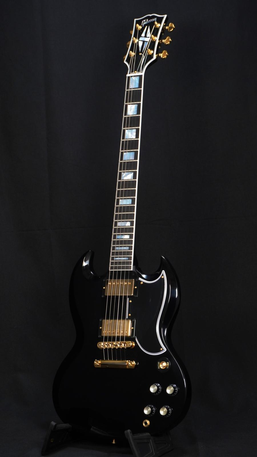 GIBSON CUSTOM / SG Custom 2-Pickup w/Ebony Fingerboard Gloss Ebony