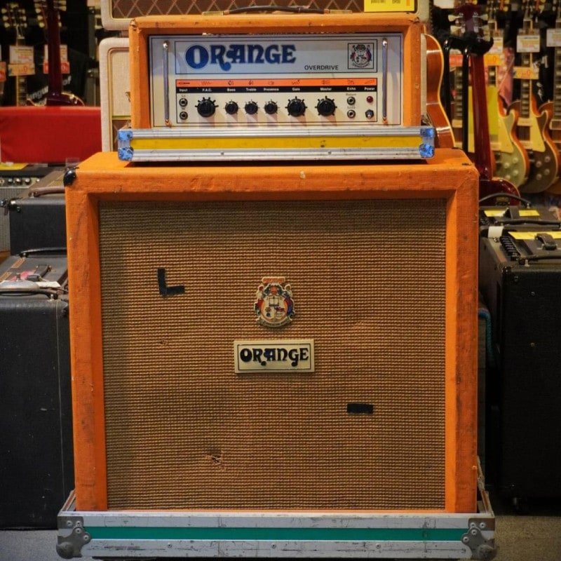 【Vintage】Orange Amp / 1977年製 OR120 OVERDRIVE Cabinet Set w/Tour Case【S/N 14097】【御茶ノ水本店FINEST GUITARS】