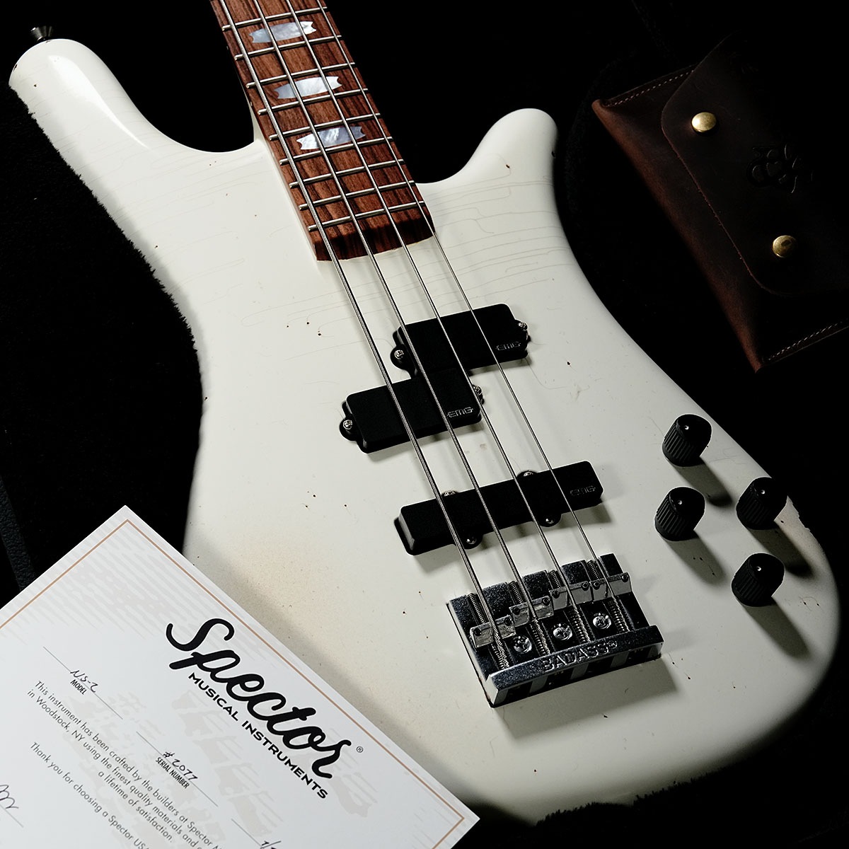Spector / Custom Shop NS-2 Sting Aged White Relic(重量:4.15kg)【S