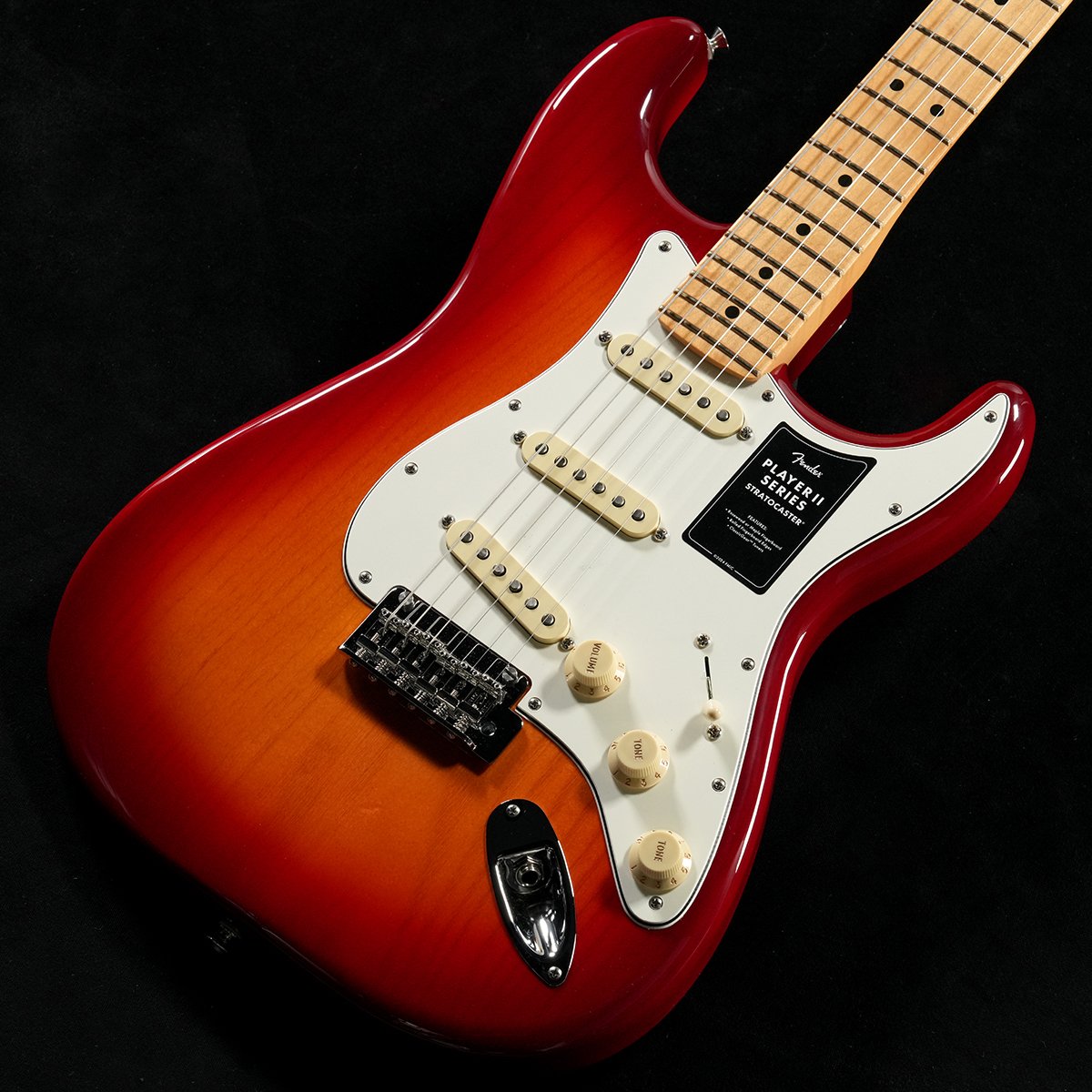 Fender / Player II Stratocaster Maple Aged Cherry Burst Chambered