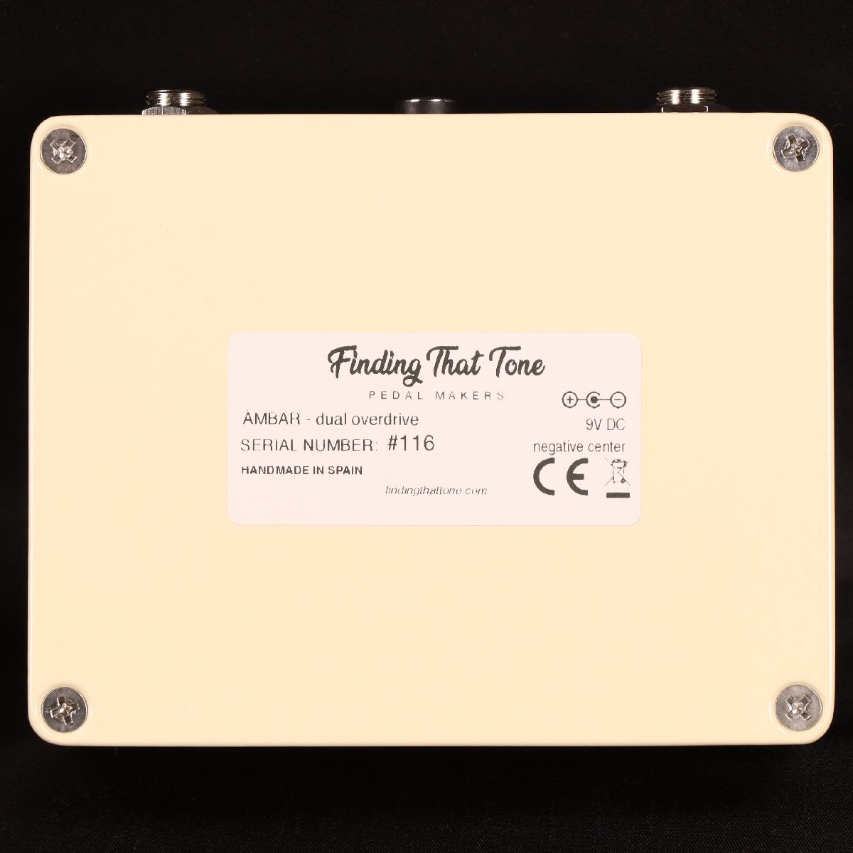 Finding That Tone / AMBAR Vintage White Dual Overdrive オーバー
