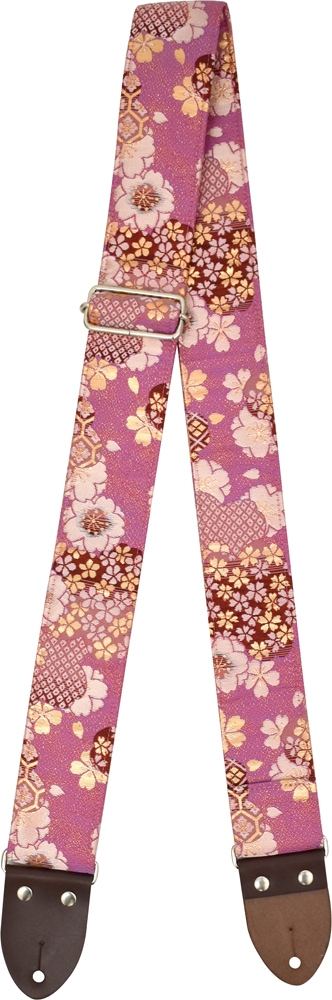 KYORITSU / Harmonics J 西陣織ギターストラップ 花寄せ小豆