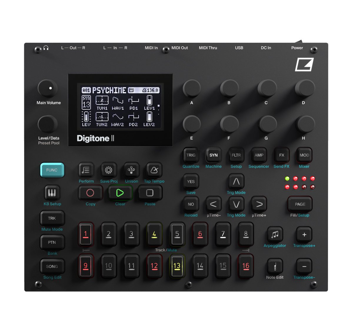 ELEKTRON / DIGITONE II | リズムマシン・グルーブボックス