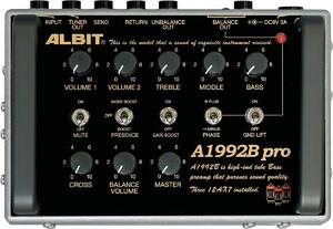 ALBIT / A1992B pro BASS PRE-AMP 1992 SUPER BASSタイプ ベース用 プリアンプ アルビット