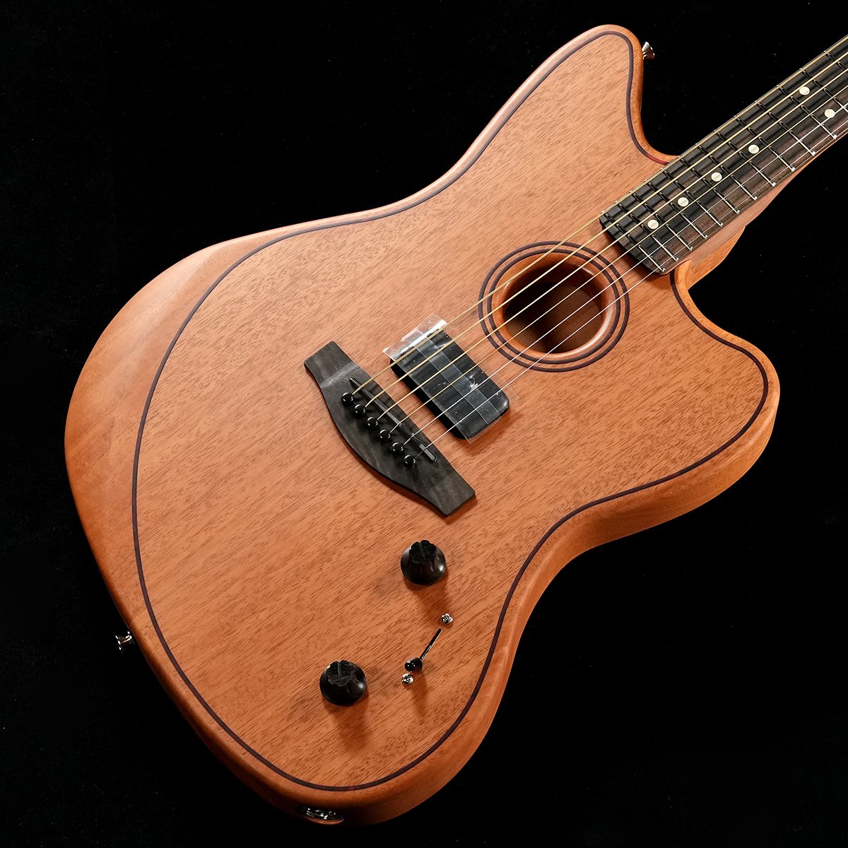 Fender / American Acoustasonic Jazzmaster All-Mahogany Ebony