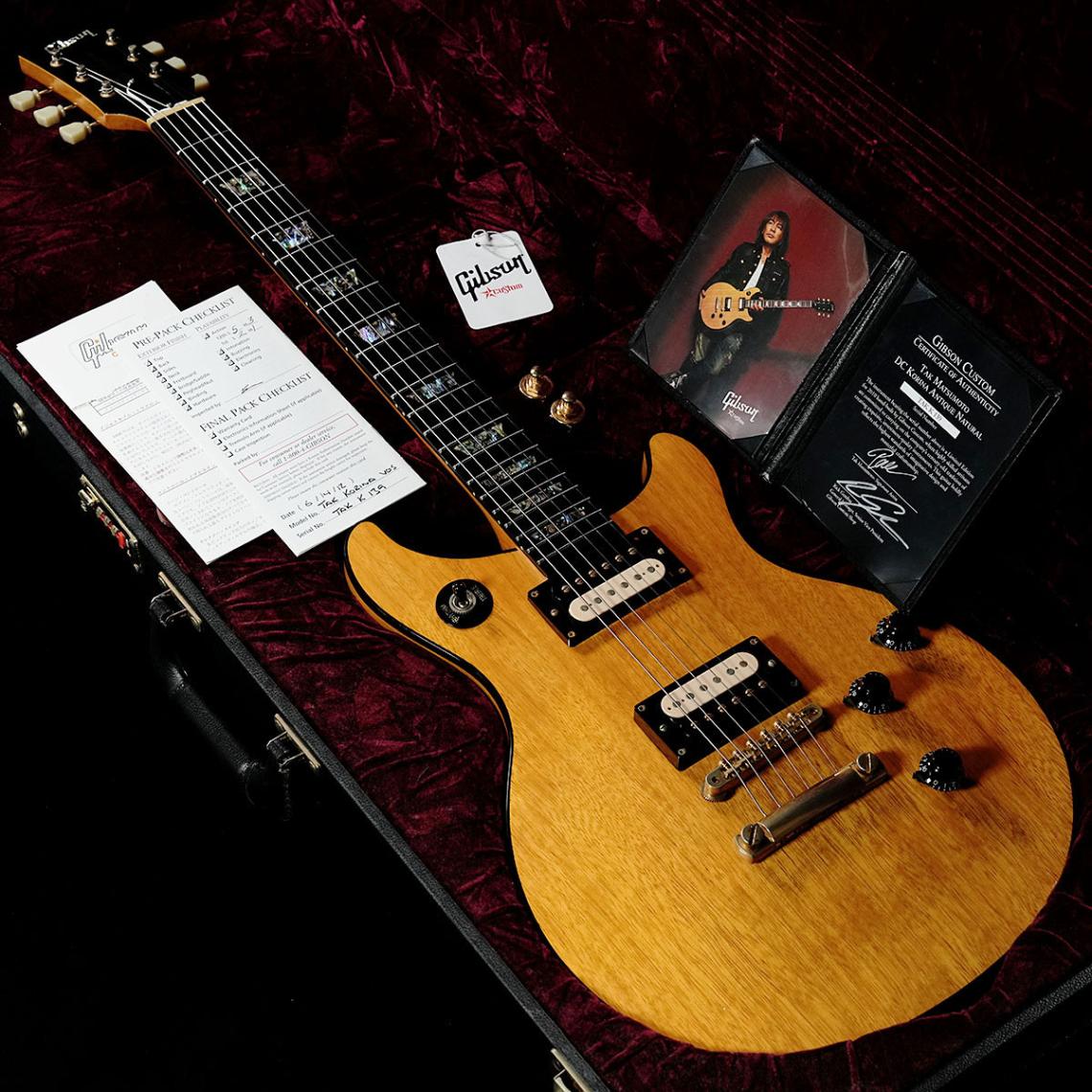 中古】Gibson Custom Shop / Tak Matsumoto DC Korina Antique Natural
