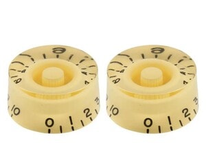 ALLPARTS / 5006 Vintage-style Speed Knobs (Cream) ※2個セット [PK