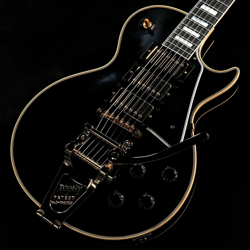 Gibson Custom Shop / 1957 Les Paul Custom Reissue 3 Pickup w/Bigsby VOS Ebony(重量:4.68kg)【S/N:7 5853】《渋谷店セール》