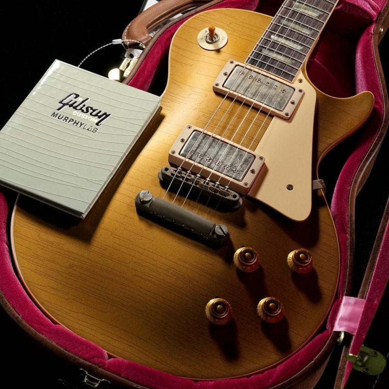 Gibson Custom Shop / Murphy Lab 1957 Les Paul Standard Light Aged Double Gold Dark Back(重量:3.97kg)【S/N:751174】【渋谷店】《渋谷店セール》《長期展示品アウトレット特価》