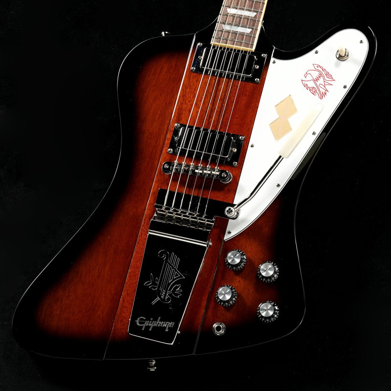 Epiphone / Inspired by Gibson Custom 1963 Firebird V Maestro Vibrola Vintage Sunburst(重量:3.92kg)【S/N:25041520130】【渋谷店】《渋谷店セール》《長期展示品アウトレット特価》
